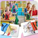 pynogeez 24 Pcs Drawstring Gift Bags 10 X 7 Inch Back to School 6 Colors Rainbow Reusable Crayon Drawstring Bags Preschool Graduation Gift Decorations Bulk