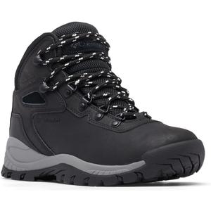 Columbia Women's Discontinued Newton Ridge Plus Hiking Boot (5, Black/Chalk)