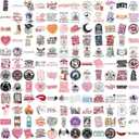 150 PCS Romance Book Stickers for Kindle, Bookish Sticker Pack for Laptop, Ebook Readers Cute Booktok Vinyl Decals Water Bottle Girls Holographic Waterproof Smut Romance (Red150)