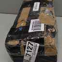 Lumber Rack Ratchet Straps, W/J-Hook (4PCS), 1.4" Black Square Tube Mount, 1.5" Wide x 7.5' Long, Black Ladder Rack Ratchet Straps, 500 lbs Load Heavy Duty, Truck Rack Straps, Pipe/Roof Rack Strap