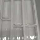 Shihanee 108 Pcs Pillar Candles and Glass Cylinder Vases Clear Cylinder Holders for Slim Pillar Candles Table Decorations, Total 54 Sets(White,108 Pcs)