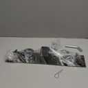 Tractor Bucket Hooks Bolt on Hooks 2 Receiver, G70 Grade Grab Hooks, Forged D Rings, Tow Hook Bolts for Universal Tractor Buckets (Black 1.5 Bolt)