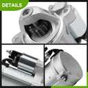 19247 New Starter Motor Compatible with 2013-2017 Ford F150 5.0L, 2014 F150 6.2L, 13-19 F250 F350 6.2L, 13-19 E350, 13-14 Expedition E150 E250 Lincoln Navigator, 13-19 F450 F550 F59 F53 6.8L V8 V10