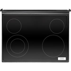 W10245805 Glass Main Top Black, WFE320M0EW2 WFE320M0EB2 WFE320M0ES2 YWFE520S0FS2 WFE515S0ES2 WFE515S0ET2 Glass Stove CookTop Replacement, Easy Installation