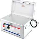 Helix - All-Metal Lockable Drugs Security Chest 12.5" x 7.25" x 8" - Ideal for Schools, Nursing Homes, Camps - Securing Valuables - Rugged Security - Durable Steel Construction, Spacious Interior
