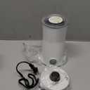 Huogary Milk Forther Simple Milk Frother and Steamer 2-in-1 Milk Steamer with Hot Milk Foam and Hot Milk for Latte, Macchiato, Cappuccinos, White Medium