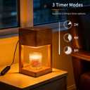 BAUSATZ Candle Warmer Lamp with Timer, Candle Warmer, Candle Warmers, Lamp Candle Warmer for Jar Candles, Birthday Gifts (Wooden)