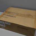 Tempered Glass Side Tables Set of 2 Acrylic End Table with 3 Storage Shelve transparent Bedside simplicity clear 3-Tier Nightstands for small Spaces Office Bedroom Living Room Study black ET-008BK3T