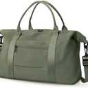 Travel Duffle Bag, Waterproof Weekender Bag Carry On Tote Bags for Women, Travel Essentials Sport Gym Bag for Men, Hospital Bag for Labor and Delivery, Overnight Bag Luggage Bag with Trolley Sleeve