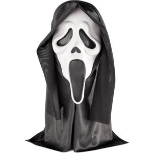 Fun World Ghost Face Mask As Seen In The Movie Scream, Adult
