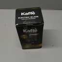 Kaffe One-Touch Coffee Grinder Electric w/Cleaning Brush (3 oz) - Coffee Grinders for Home Use - Up to 12 Cups of Coffee per Grind - Easy On/Off Coffee Bean Grinder - Matte Black