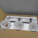 3 Light Modern Bathroom Light Fixtures Over Mirror, Black Vanity Lights for Bathroom Wall Sconces with Milky White Glass Shades, E26 Socket (Bulbs Not Included)