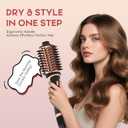 Nycoba Hair Dryer Brush Set, Multifunctional Hot Air Brush for Salon Blowouts, Negative Ion Technology & Quick Drying, Shiny and Less Frizz, Copper