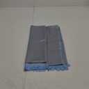 Sparkling Metallic Pashmina Shawl Wraps Scarf for Evening Party Bridal Wedding Formal Dresses (H#. Light Blue & Silver)