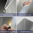4 Sided Grease Splatter Guard,Foldable Stainless Steel Splatter Guard Oil Splash Guard, Backsplash for Stove Frying Pan Splatter Guard, Oil Proof Baffle Splatter Guard(15.7" X 15.7")