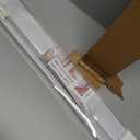 Aluminum Mini Blinds for Indoor Windows Cordless 1In No Holes 100% Privacy Protection L-Shaped Slats Room Darkening Horizontal Window Blinds for Office,Home, White, Custom Size