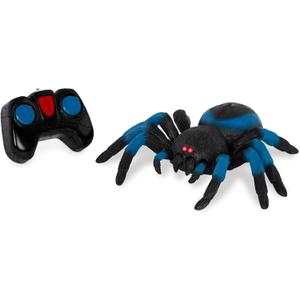 Terra by Battat  Remote Control Tarantula for Kids with LED Eyes  Realistic Spider Toy with Moving Legs, Fast Speed & 360 Spin  Blue RC Animal for Boys & Girls 6+ Years