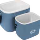 Dr Camp 15qt Insulated Cooler Box for Ice Beverage Food Storage Portable Ice Chest for Camping Picnic Tailgate Outdoor Use Chiller Caja Enfriadora Porttil para Camping (Navy Blue)