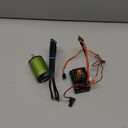 Castle Creations Copperhead 10 1410-3800KV 5mm Shaft SENSORED Combo, Black, Green