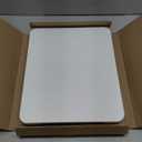 360 Rolling Tray Bamboo Appliance Slider for Kitchen Appliances, Coffee Maker Mat Tray for Countertops Sliding Tray for Coffee Maker Appliances Mat Easily from Under The Cabinet White 11.6x13.9