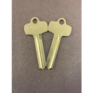 Pack of 10 Nickel Silver A1114A 1A1A1 BE2 Type Key Blanks for Best A Keyway