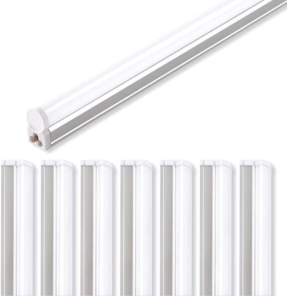 Barrina LED T5 Shop Light 4FT, 2200lm, 4000K Cool White, 20W, 8 Packs