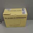 CD Player with Built-in Speakers Bluetooth Retro Portable CD Players for Home Music Player with Remote Control Headphone Jack Walnut Brown