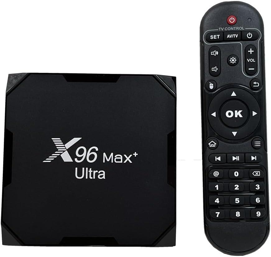4GB 64GB X96 Max Plus Ultra TV Box Android 11 Amlogic S905X4 2.4G/5GHz Dual WiFi BT4.0 USB3.0 Support AV1 H.265 8K 24fps 4K 60fps HDR Box