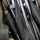 Navatiee 140L Collapsible Folding Wagon, Large Capacity Foldable Wagon with Silent All-Terrain Wheels, Utility Grocery Cart for Camping Shopping Outdoor, Black