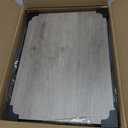 NEFROM C-Shaped End Table, Small Couch Side Table, Sofa TV Tray Table for Living Room, Bedroom, Bedside ET-X-GY1