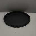 Oval Tray for Coffee Table Decor, 15" Concrete Tray, Table Centerpieces Decorative Trays for Home Decor, Modern Decorative Trays for Coffee Tables, Centerpiece Trays, Black