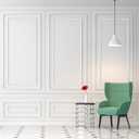 Pangda 3 Set Peel and Stick Wall Molding Kit Inner and Outer Layers Style Premade Wainscoting Panels for Interior Wall Moulding Decor Accent Wall Molding, Pre Made Wainscoting Wall Panel (31x 54 Inch)