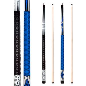 Pool Sticks Set of 4 and Pool Sticks Set of 2 with 13mm Cue Tip 58" Pool Cue with Rubber Anti-Skid Sleeve