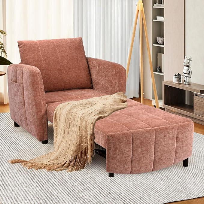 Single Sofa Bed for Adult Sleeping Chairs for Living Room & Small Space 60"x40"