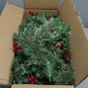 Best Choice Products Set of 2 24.5in Outdoor Flocked Scotch Pine Pathway Christmas Trees, Battery Operated Pre-Lit Holiday Dcor w/LED Lights