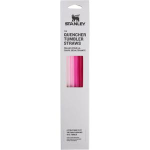 Stanley Quencher Tumbler Straws | Reusable Replacement Straws for Tumbler with Handle | Stainless Steel Drinking Cup Accessory | BPA-Free (Pink Multi Pack)