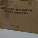 Heated Towel Rack for Bathroom Towel Warmer Racks Wall Mounted with Timer & Temperature Multi-Level Adjustments with 10 Bars for Bathroom Shower Hot Tub Spa(Black)