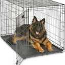 Midwest 48-Inch Single Door iCrate, for Extra-Large Breeds, 90-110 lbs,  Black - Single Door, XL (48"L) 