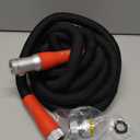 Pocket Hose Silver Bullet 2.0 Expandable Garden Hose 50-FT with Turbo Shot Nozzle, AS-SEEN-ON-TV, Lead-Free, Solid Aluminum Connectors, Easy On/Off Valve, Kink-Free, Leak-Proof