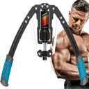 EAST MOUNT Twister Arm Exerciser - Adjustable 22-440lbs Hydraulic Power, Home Chest Expander, Shoulder Muscle Training Fitness Equipment, Arm Enhanced Exercise Strengthener. (Blue)