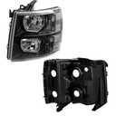 Amazon.com: Black Clear Headlight Tail Light Assembly For 07-13 Silverado 1500, 07-14 2500 3500HD Replacement Head light Red Rear Brake Lamp for 2007 2008 2009 2010 2011 2012 2013 2014 : Automotive