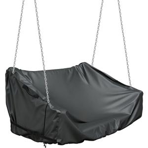 Outdoor Hanging Porch Swing Cover, 62x27.5 Oxford Waterproof Swing Cover | Durable Hanging Patio Swing Cover with Zipper, Velcro, Buckle, Drawstring, Tear Resistant, All Weather Protected, Easy to Use