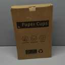 RACETOP 100 Pack 12 oz Disposable Paper Coffee Cups with Lids, Paper Cups with Lids 12 oz, Hot Cups for Home/Office (White)