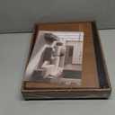 SONGMICS Small Folding Storage Ottoman, Foot Rest Stool, Cube Footrest, Synthetic Leather, 12.2 x 16.1 x 12.2 Inches, 286 lb Capacity, for Living Room, Bedroom, Dorm, Coffee Brown ULSF100K01