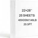 Poster Board 22x28”,400gsm Large Thick Heavyweight Cardstock,25 sheets