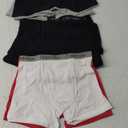 Calvin Klein Boys' Boxer Brief Underwear 8 Pack (Medium, Grey/Red/White/Black)