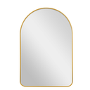 Gold Arch Metal Framed Vanity Mirror