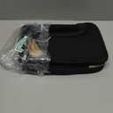 BAGSMART Toiletry Bag Travel Bag with Hanging Hook, Water-resistant Makeup Cosmetic Bag Travel Organizer for Accessories, Shampoo, Full-size Container, Toiletries (Black, Medium)