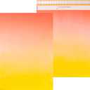 Inspired Mailers - Large Poly Mailers 14.5 x 19 - 50 Pack Sunset Ombre Shipping Bags for Clothing - Mailing Envelopes