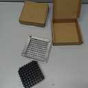 2Pcs 3/8''Replacement Chopper Blade, Commercial Vegetable Chopper Dicer Stainless Steel Blade and Pusher Block for Fruit Cutting Machine Tomato onion French Fries Cutter